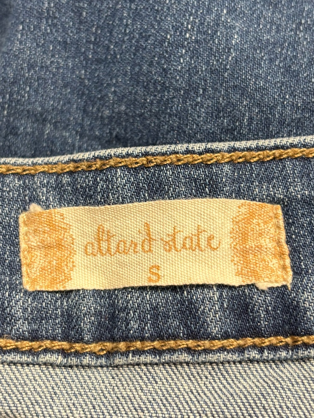 Altar'd State Denim Button-Front Mini Skirt - Picture 14 of 15
